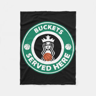 Meisjes Bysketbyll Fun Logo serveren emmers Great Fleece Deken