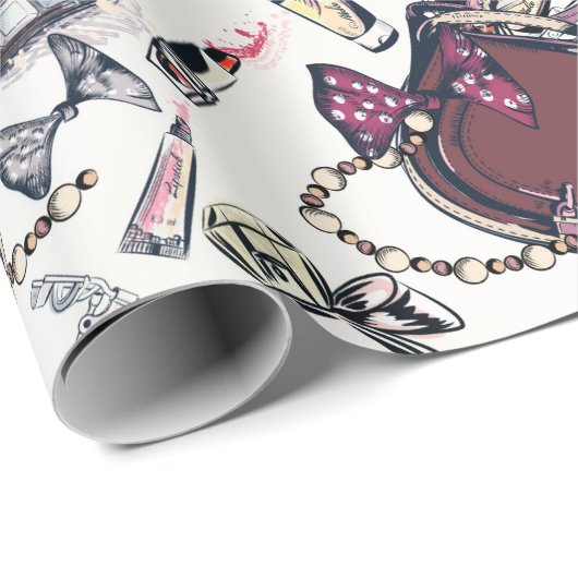 Meisjes Cadeaupapier (Rol Hoek)