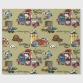 Meisjes Cadeaupapier (Vlak)