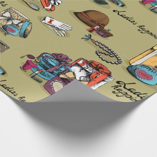 Meisjes Cadeaupapier (Hoek)