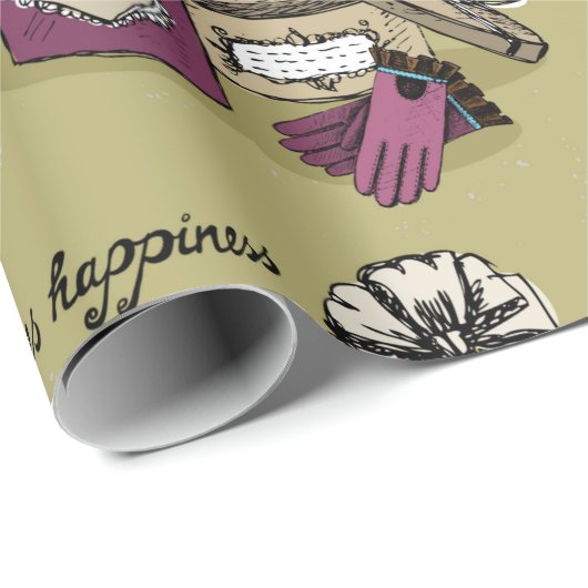 Meisjes Cadeaupapier (Rol Hoek)