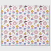 Meisjes Cadeaupapier (Vlak)