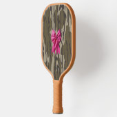 Meisjes Camo Pink Ribbon Bow Bottomland Camo Pickleball Paddle (Links)