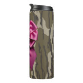 Meisjes Camo Pink Ribbon Bow Bottomland Camo Thermosbeker (Geroteerd rechts)