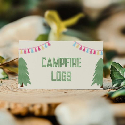 Meisjes Camping Eten Tent Kaarten