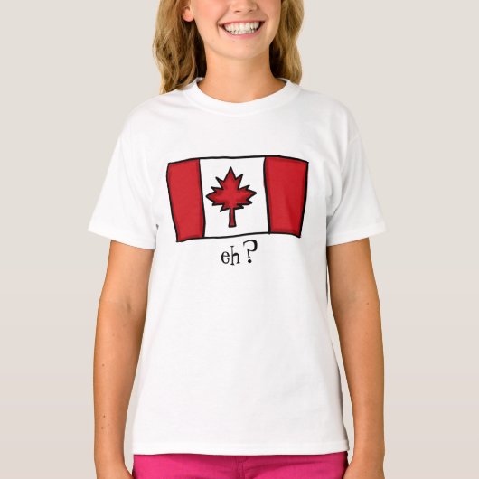 Meisjes Canada t-shirt (Voorkant)