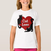 Meisje's Cat Lover Tanktop Cat Lover Shirt (Voorkant)