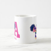 Meisjes CHEERLEADER gepersonaliseerd Genoemd Monog Koffiemok (Center)