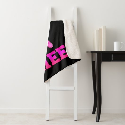 Meisjes Cheerleading Sherpa Blanket Deken (In situ)
