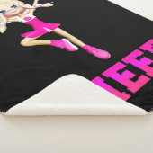 Meisjes Cheerleading Sherpa Blanket Sherpa Deken (3/4)