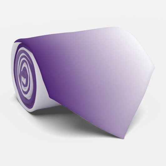 Meisjes Chic minimalist ombre lila lavender paars Stropdas (Opgerold)