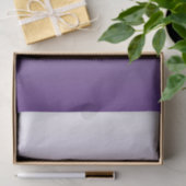 Meisjes Chic minimalist ombre lila lavender paars Tissuepapier (Geschenk)