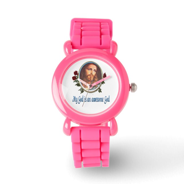Meisjes Christelijke horloges Awesome God (Voorkant)
