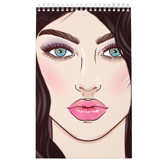 meisjes citaten bewerkbare kalender  (Hoes)