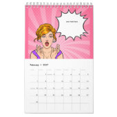 meisjes citaten bewerkbare kalender  (Feb 2027)