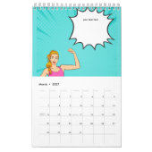 meisjes citaten bewerkbare kalender  (Mar 2027)