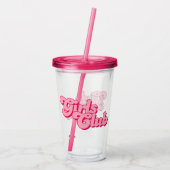Meisjes Club Acryl Drinkbeker (Achterkant)