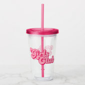 Meisjes Club Acryl Drinkbeker (Voorkant)