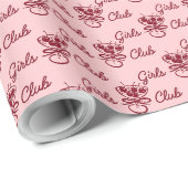 Meisjes Club Cadeaupapier (Rol Hoek)