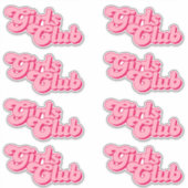 Meisjes Club Sticker (Voorkant)