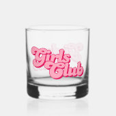 Meisjes Club Whisky Glas (Voorkant)