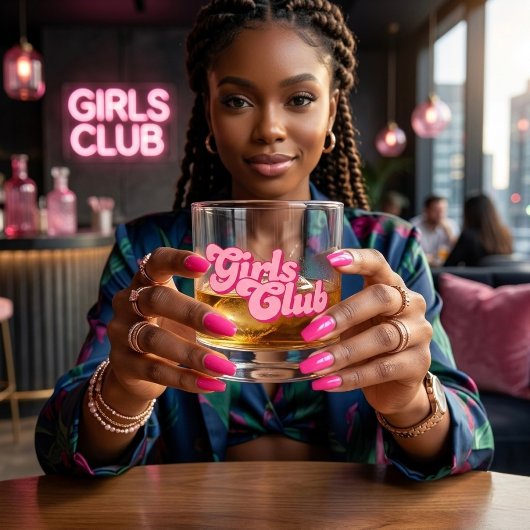 Meisjes Club Whisky Glas