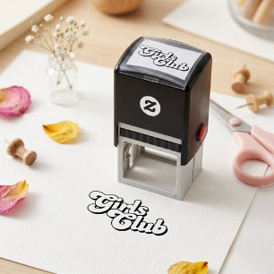 Meisjes Club Zelfinktende Stempel