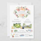 Meisjes Clubhuis Spa Weekend | Verjaardagsroute Kaart (Voorkant)