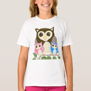 Meisjes Colorful Owl T-shirt