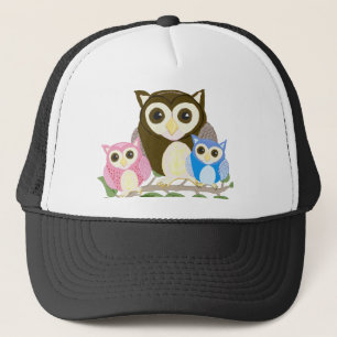 Meisjes Colorful Owl Trucker Pet