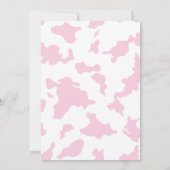 Meisjes Cowgirl Verjaardag Uitnodiging (Achterkant)