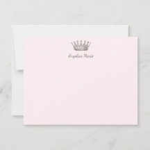 Meisjes Crown Princess Script Name Sjabloon
