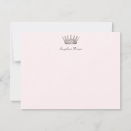 Meisjes Crown Princess Script Name Sjabloon