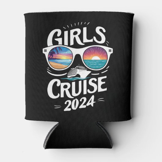 Meisjes Cruise Reis 2024 Vakantie Liefhebbers Blikjeskoeler (Voorkant)
