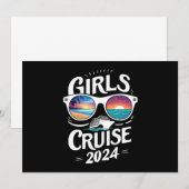 Meisjes Cruise Reis 2024 Vakantie Liefhebbers Kaart (Voorkant / Achterkant)