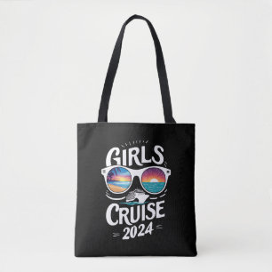 Meisjes Cruise Reis 2024 Vakantie Liefhebbers Tote Bag