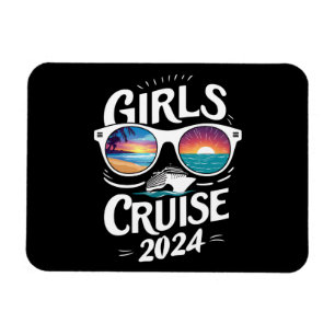 Meisjes Cruise Trip 2024 Vakantie Liefhebbers Magneet
