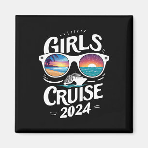 Meisjes Cruise Trip 2024 Vakantie Liefhebbers Magneet
