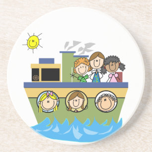 Meisjes Cruise Zandsteen Onderzetter