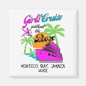 MEISJES CRUISE ZONDER ALCOHOL Beste vriendinnen va Magneet (Voorkant)