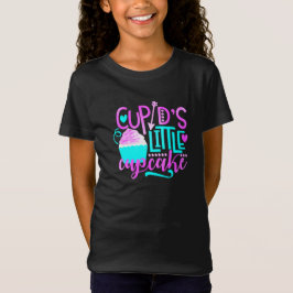 Meisjes Cupido's kleine Cupcake Valentijn T-shirt