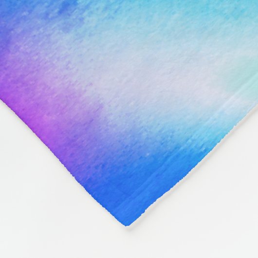 Meisjes Custom Gymnastiek Blauw Groen Fleece Deken (Hoek)