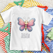 Meisjes Cute Aesthetisch  Roze en Grijs Vlinder