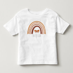Meisjes Cute Boho Rainbow Gepersonaliseerd Kinder Shirts