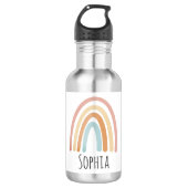 Meisjes Cute Boho Rainbow Kinder School Waterfles (Voorkant)
