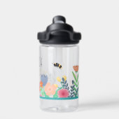 Meisjes Cute Floral Bee Kinder School Waterfles (Achterkant)