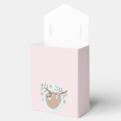 Meisjes Cute Slapende Baby shower Bedankdoosjes (Geopend)