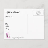 Meisjes dag/nacht uit Uitnodigingskaart Uitnodiging Briefkaart (Achterkant)