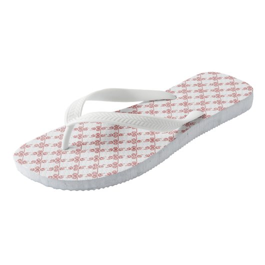 Meisjes Dames Flipflops Witte ontwerper Teenslippers (Schuin)
