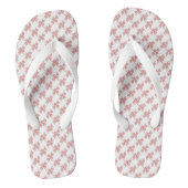 Meisjes Dames Flipflops Witte ontwerper Teenslippers (Voetbed)